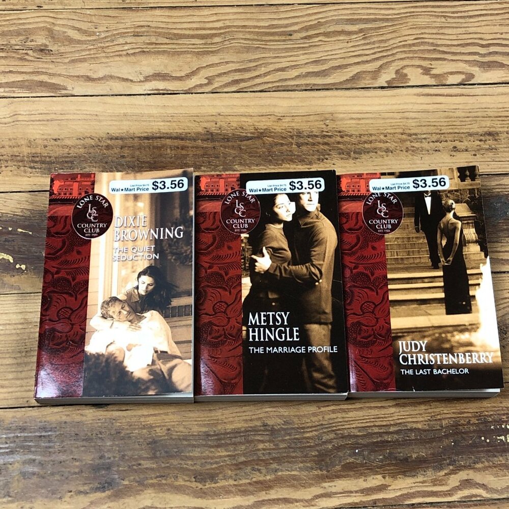 Lot of 3 Lone Star Country Club Romance Books Series Silhouette